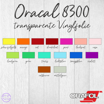 Oracal 8300 transparent A4